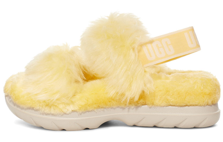 (Women) UGG Fluff Sugar Sandal 'Yellow' 1119999-YEL