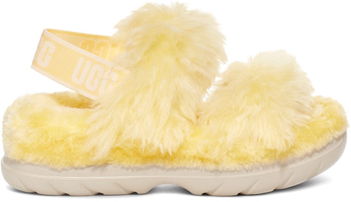 (Women) UGG Fluff Sugar Sandal 'Yellow' 1119999-YEL Order (Women) UGG Fluff Sugar Sandal 'Yellow' 1119999-YEL
