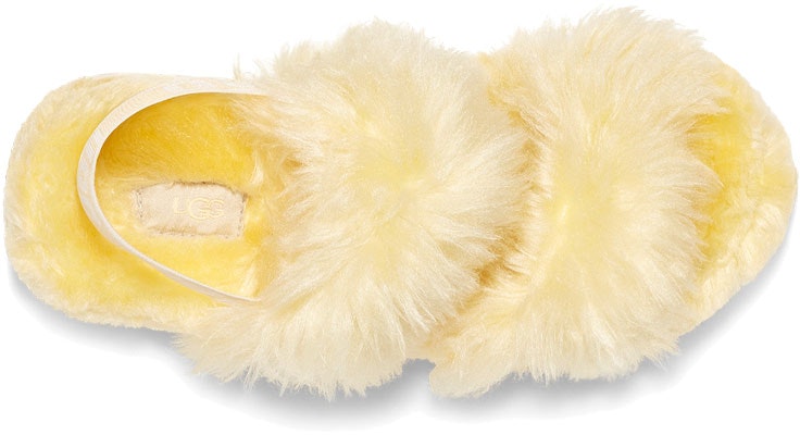 (Women) UGG Fluff Sugar Sandal 'Yellow' 1119999-YEL Shop (Women) UGG Fluff Sugar Sandal 'Yellow' 1119999-YEL