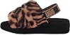 (W) UGG Slip-On 'Slide Bulu Fesyen - Coklat' 1125008-LBTT