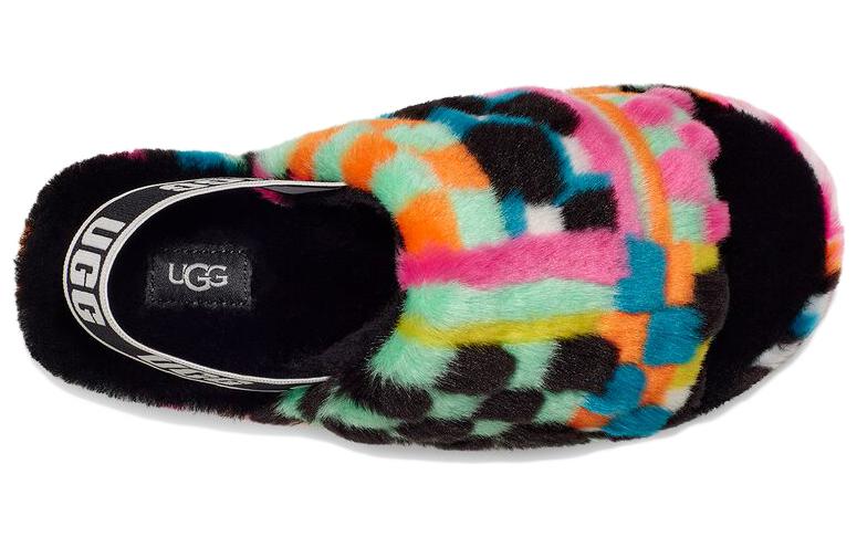 Purchase (W) 어그 플러프 예 체커보드 (블랙 멀티) 1135510-BLKM