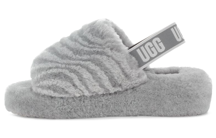 Buy (W) UGG Fluff Yeah 'Gris Ola Dedo Abierto' 1125009-CBB