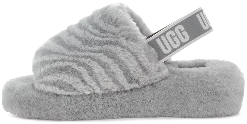 (Women) UGG Fluff Yeah 'Grey Wave Open-Toe' 1125009-CBB Buy (Women) UGG Fluff Yeah 'Grey Wave Open-Toe' 1125009-CBB