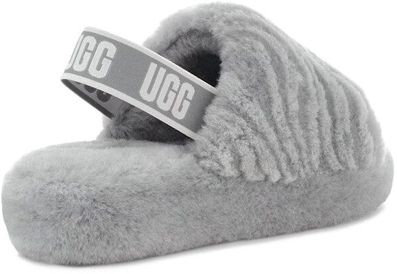 (Women) UGG Fluff Yeah 'Grey Wave Open-Toe' 1125009-CBB Shop (Women) UGG Fluff Yeah 'Grey Wave Open-Toe' 1125009-CBB