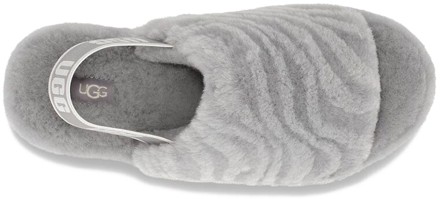 (Women) UGG Fluff Yeah 'Grey Wave Open-Toe' 1125009-CBB Purchase (Women) UGG Fluff Yeah 'Grey Wave Open-Toe' 1125009-CBB