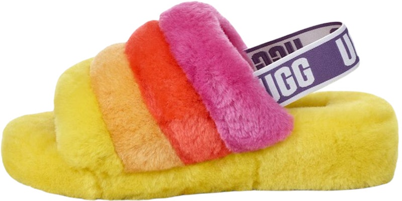 (Women) UGG Fluff Yeah 'Rainbow' 1097169P-PRYW Buy (Women) UGG Fluff Yeah 'Rainbow' 1097169P-PRYW