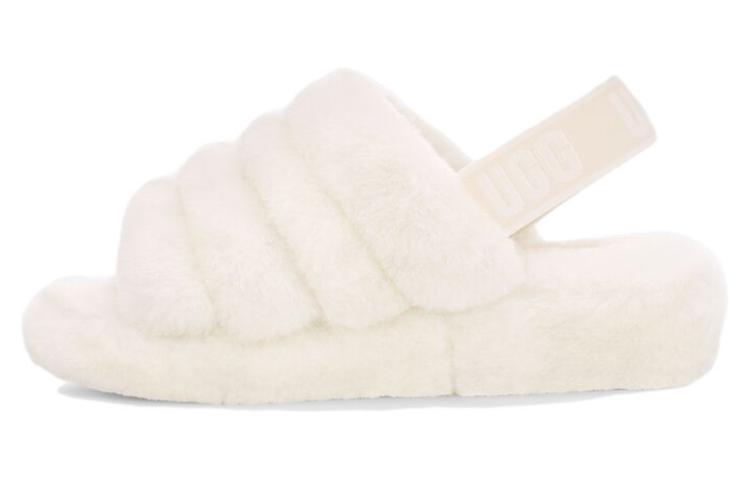 Buy (W) UGG Fluff Yeah 白色拖鞋 1095119-White