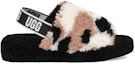Order (W) UGG Fluff Yeah 'Putih Hitam Coklat' 1125231-BLK