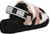 (W) UGG Fluff Yeah 'Putih Hitam Coklat' 1125231-BLK