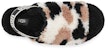 (W) UGG Fluff Yeah 'Putih Hitam Coklat' 1125231-BLK