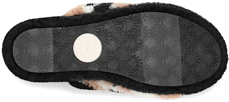 Details for (Women) UGG Fluff Yeah 'White Black Brown' 1125231-BLK