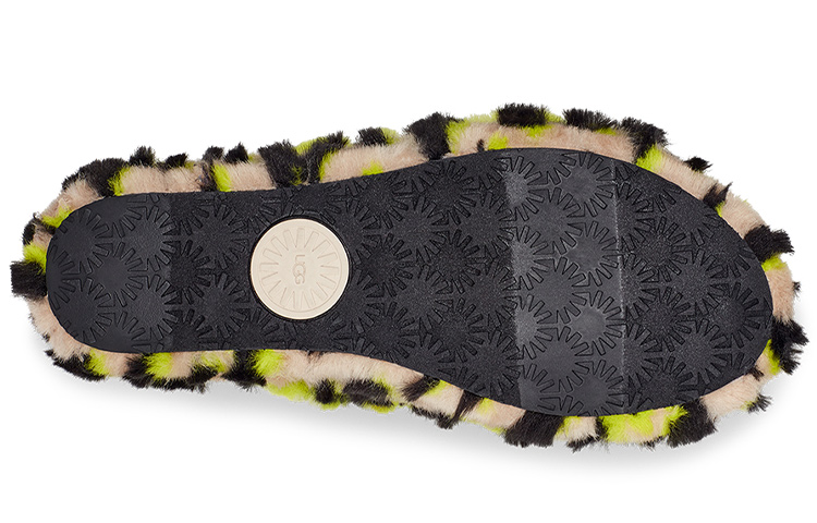 (W) UGG Fluff Yeah Animalia Black 'Yellow' 圖 4