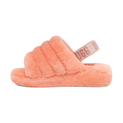 (W) UGG Fluff Yeah Bling 'Orange'