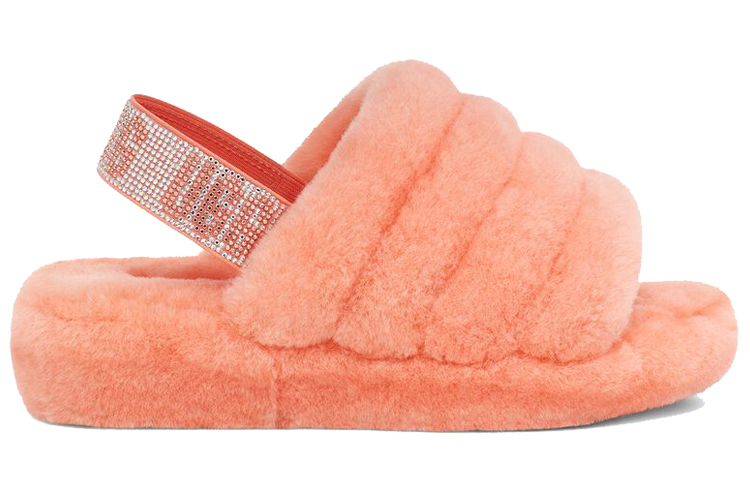 Order (Women) UGG Fluff Yeah Bling 'Orange' 1116071-STCR