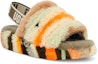 Lookbook (W) UGG Fluff Yeah Cali Collage Slide Olive - Selipar Bulu Lembut Hijau Zaitun 1118164-OLV