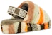 (W) UGG Fluff Yeah Cali Collage Slide Olive - Selipar Bulu Lembut Hijau Zaitun 1118164-OLV
