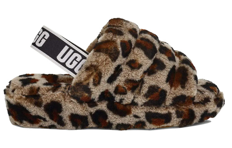 Order (W) UGG Fluff Yeah Ciabatta Leopardata Stampa Leopardo 1106252-AMP