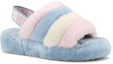 Lookbook (W) UGG Fluff Yeah Sandalen Roze Blauw 1114751-PSTR