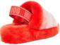 Shop (W) UGG Fluff Yeah Sandalias Rojo Blanco 1097169-LFMLT