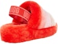 Shop (W) UGG Fluff Yeah Sandal Merah Putih 1097169-LFMLT