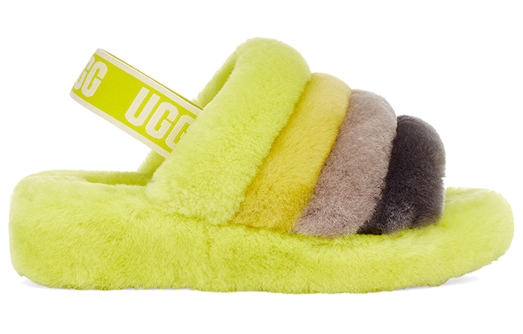Order (W) UGG Fluff Yeah Sandal Kuning 1097169-SLML