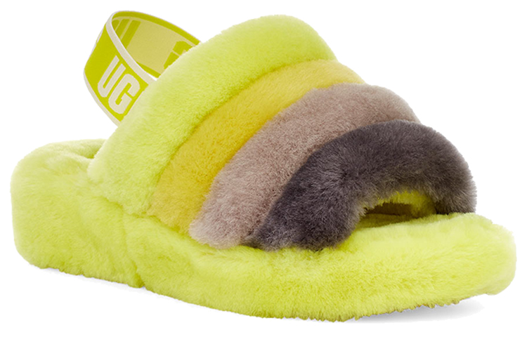 Lookbook (W) UGG Fluff Yeah Sandal Kuning 1097169-SLML