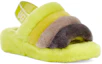 Lookbook (W) UGG Fluff Yeah Sandal Kuning 1097169-SLML