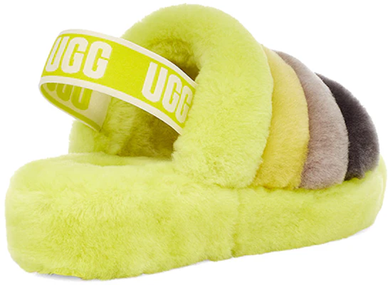 (W) UGG Fluff Yeah Sandal Kuning 1097169-SLML Shop (W) UGG Fluff Yeah Sandal Kuning 1097169-SLML