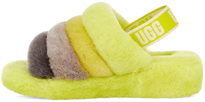 (Women) UGG Fluff Yeah Sandals Yellow 1097169-SLML Buy (Women) UGG Fluff Yeah Sandals Yellow 1097169-SLML