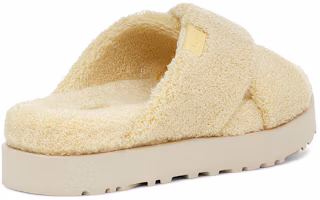 Shop UGG 絨面休閒交叉 時尚涼拖 女式 香蕉布丁色