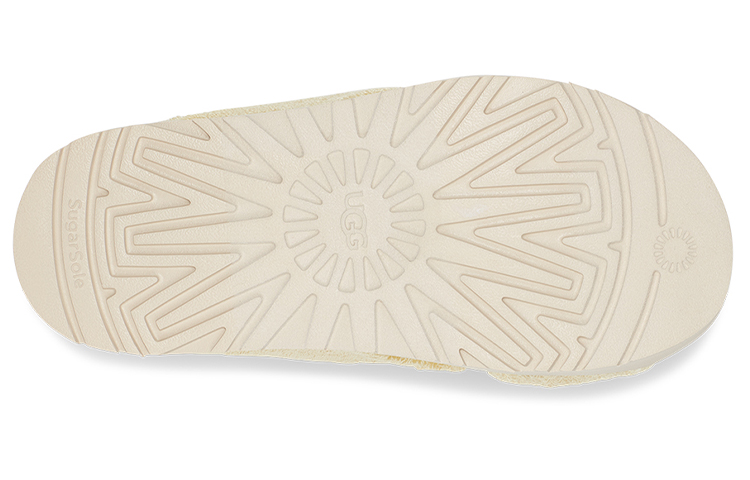 (W) UGG Fluff Sugar Terry Cross Slide 'Yellow' 圖 6