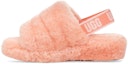 Buy UGG Fluff Yeah Slide 簡約休閒厚底毛毛時尚拖鞋 女款 貝佛利粉