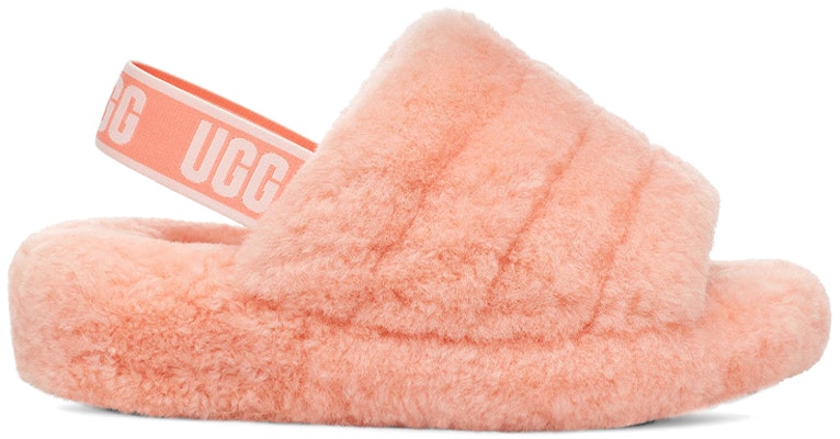UGG Fluff Yeah Slide 簡約休閒厚底毛毛時尚拖鞋 女款 貝佛利粉 Order UGG Fluff Yeah Slide 簡約休閒厚底毛毛時尚拖鞋 女款 貝佛利粉