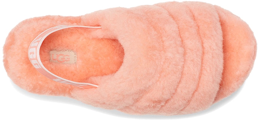 UGG Fluff Yeah Slide 簡約休閒厚底毛毛時尚拖鞋 女款 貝佛利粉 Shop UGG Fluff Yeah Slide 簡約休閒厚底毛毛時尚拖鞋 女款 貝佛利粉