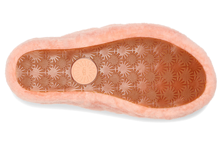 Details for UGG Fluff Yeah Slide 簡約休閒厚底毛毛時尚拖鞋 女款 貝佛利粉