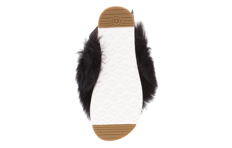 Purchase (W) UGG Fluff Yeah Schlappen ''Schwarz'' 1019870-BLK