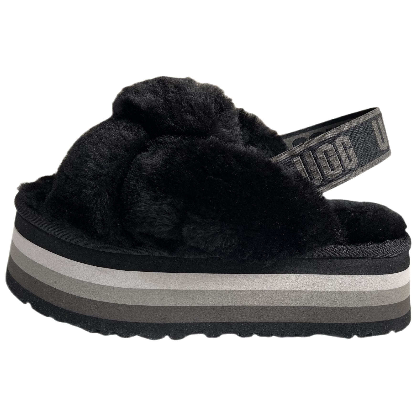 Buy (Women) UGG Fluff Yeah Slide 'Black' 1126383-BLK