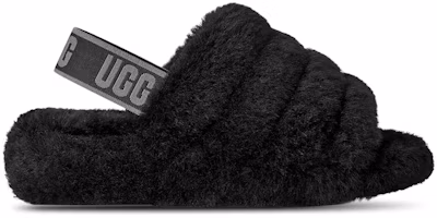(Women) UGG Fluff Yeah Slide 'Black Dark Shadow' 1095119-BDSD (Women) UGG Fluff Yeah Slide 'Black Dark Shadow' 1095119-BDSD