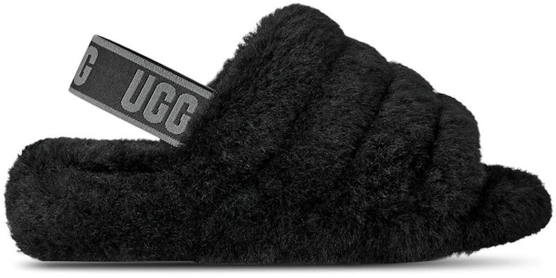 (W) UGG Fluff Yeah Slide ''Black Dark Shadow'' 1095119-BDSD Buy (W) UGG Fluff Yeah Slide ''Black Dark Shadow'' 1095119-BDSD