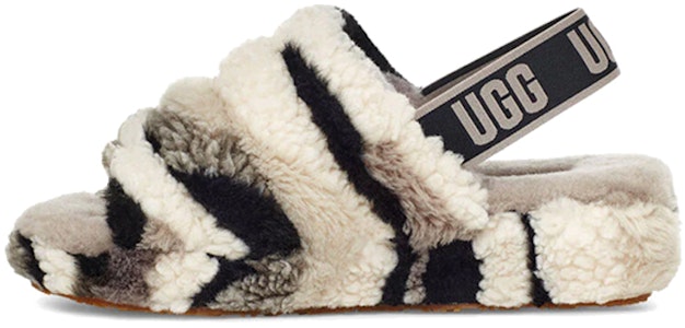 (W) UGG フラフイヤ スライド (ブラックグレー) 1118164-BCKG Buy (W) UGG フラフイヤ スライド (ブラックグレー) 1118164-BCKG