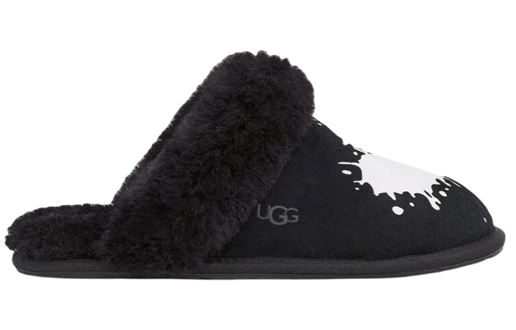 (W) UGG Fluff Yeah Slide 'Black Print' 圖 2