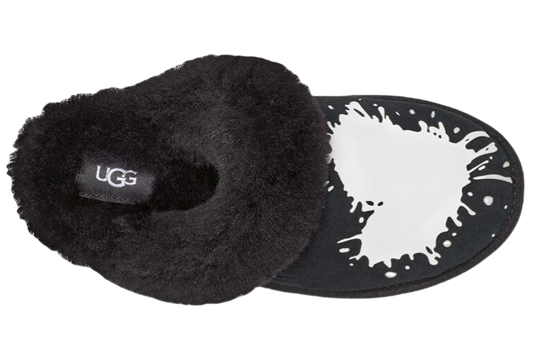 (W) UGG Fluff Yeah Slide 'Black Print' 圖 5