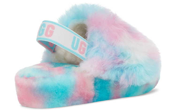 Shop (W) UGG フラッフ イヤー スライド (青ピンク) 1131770-PID