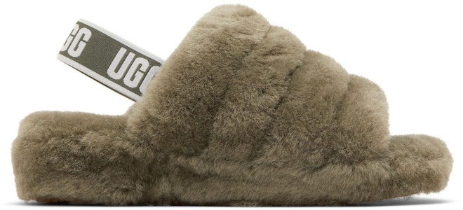 (W) UGG Fluff Yeah 凉拖鞋 '焦橄榄色' 1095119-BTOL Buy (W) UGG Fluff Yeah 凉拖鞋 '焦橄榄色' 1095119-BTOL