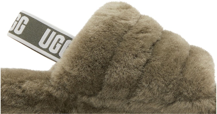 (W) UGG Fluff Yeah Slide 'Burnt Olive' Sandal - Hijau Zaitun 1095119-BTOL Order (W) UGG Fluff Yeah Slide 'Burnt Olive' Sandal - Hijau Zaitun 1095119-BTOL
