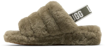 Lookbook (Women) UGG Fluff Yeah Slide 'Burnt Olive' 1095119-BTOL
