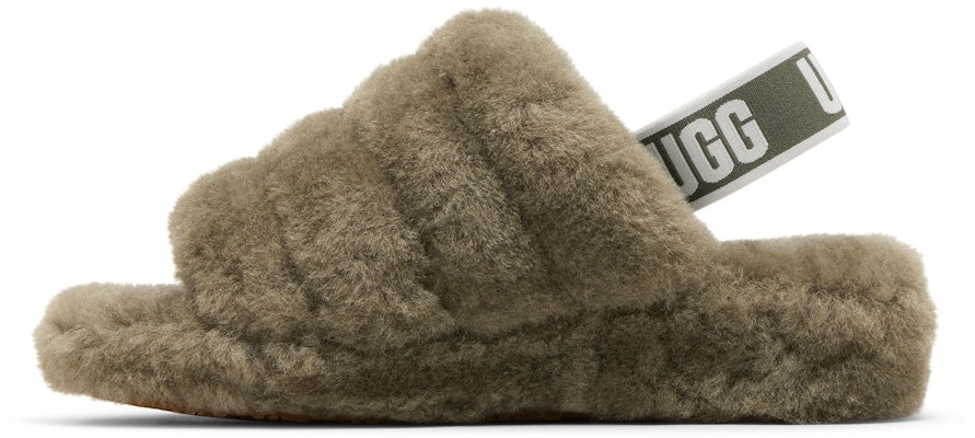(W) UGG Fluff Yeah Slide 'Burnt Olive' Sandal - Hijau Zaitun 1095119-BTOL Lookbook (W) UGG Fluff Yeah Slide 'Burnt Olive' Sandal - Hijau Zaitun 1095119-BTOL