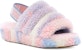 (W) UGG Fluff Yeah Slide Cali Collage Selipar Bulu Wanita 1120070-PSTR