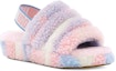 Lookbook (W) UGG Fluff Yeah Slide Cali Collage Selipar Bulu Wanita 1120070-PSTR