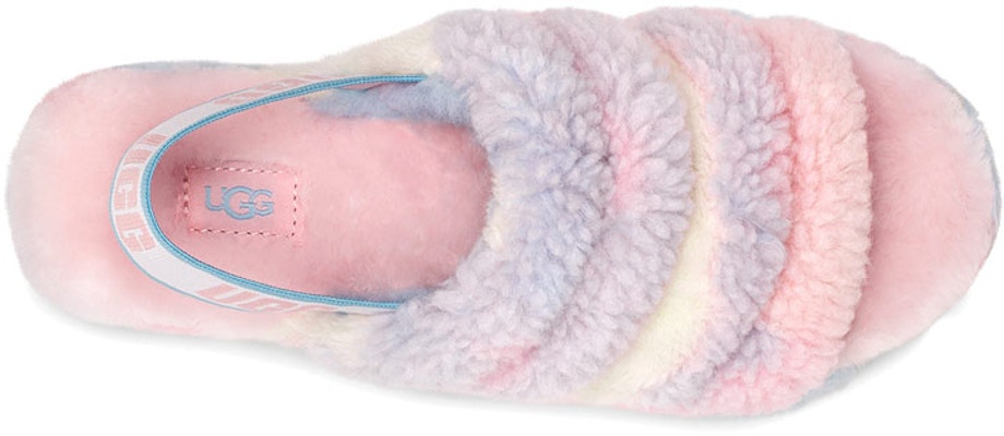 (W) UGG Fluff Yeah Slide Cali Collage Sandal 1120070-PSTR Shop (W) UGG Fluff Yeah Slide Cali Collage Sandal 1120070-PSTR